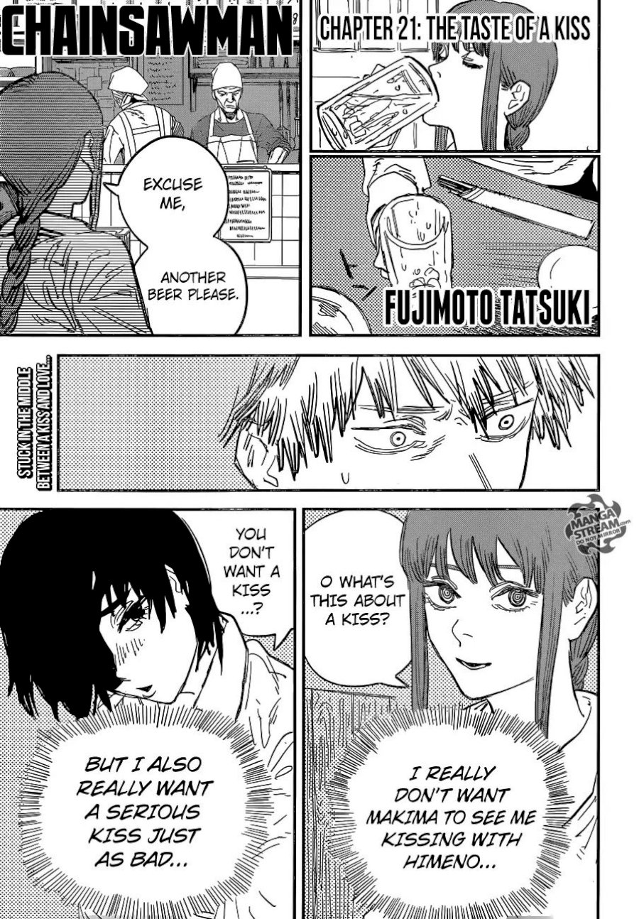 Chainsaw Man Chapter 21: The Taste Of A Kiss Page 1