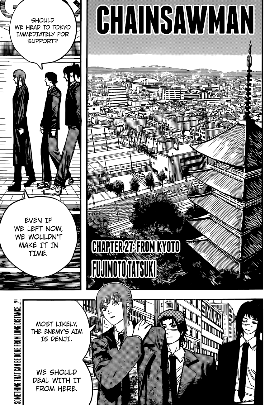 Chainsaw Man Chapter 27: From Kyoto Page 1