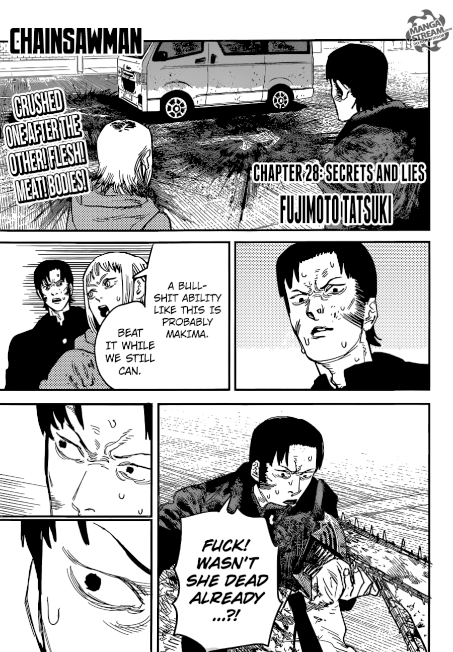 Chainsaw Man Chapter 28: Secrets And Lies Page 1