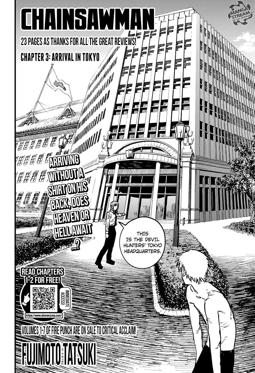 Chainsaw Man Chapter 3: Arrival In Tokyo Page 3