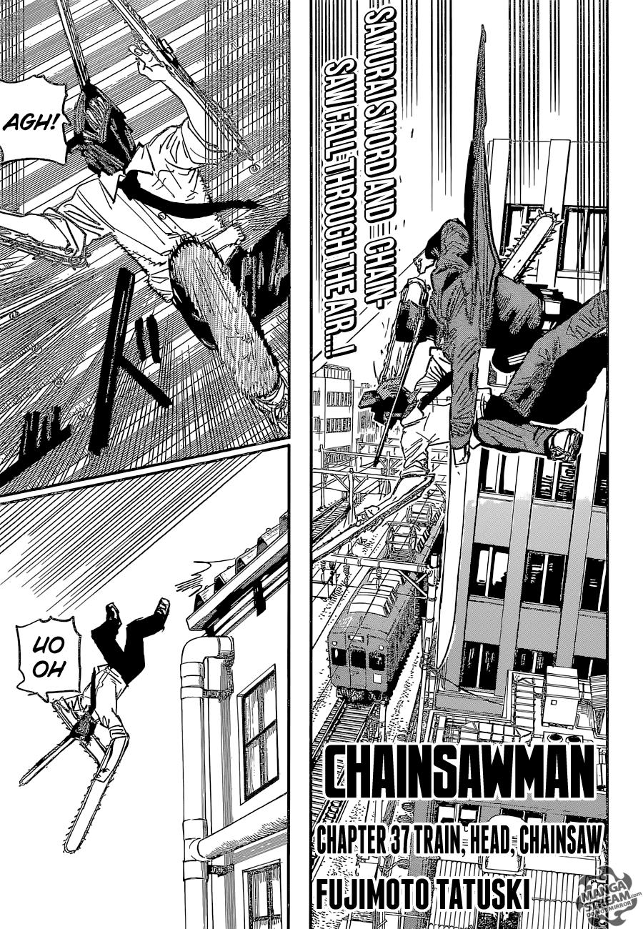 Chainsaw Man Chapter 37: Train, Head, Chainsaw Page 1