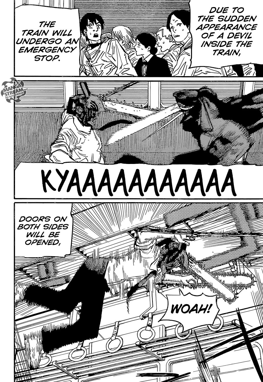 Chainsaw Man Chapter 37: Train, Head, Chainsaw Page 5