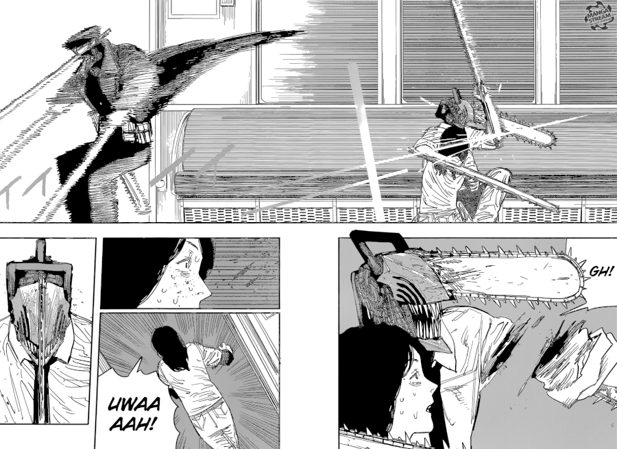 Chainsaw Man Chapter 37: Train, Head, Chainsaw Page 7