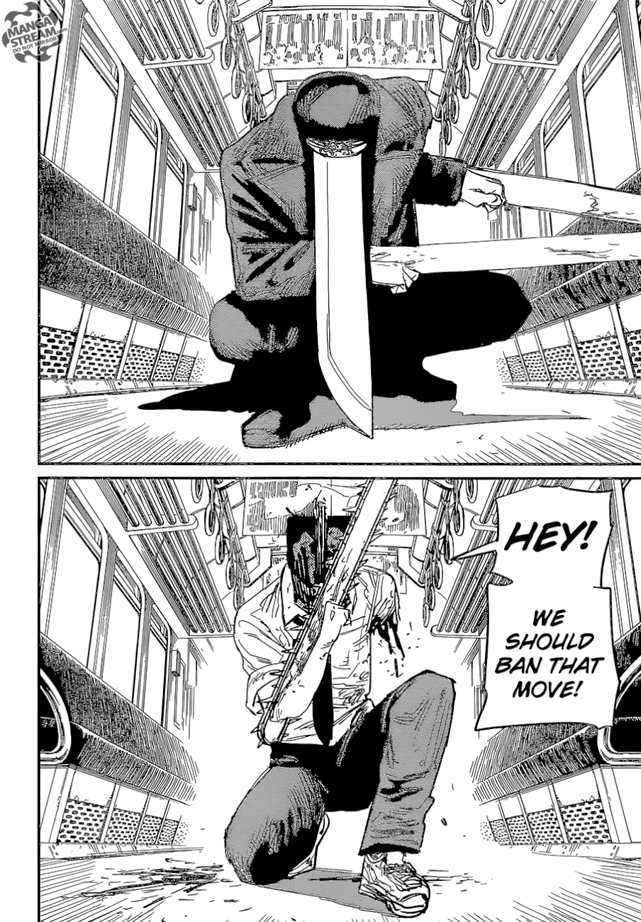 Chainsaw Man Chapter 37: Train, Head, Chainsaw Page 8