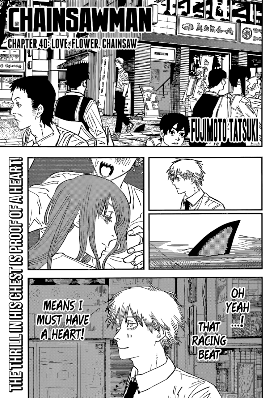 Chainsaw Man Chapter 40: Love, Flower, Chainsaw Page 1