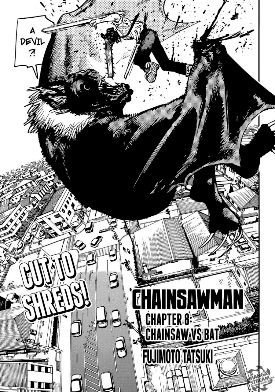 Chainsaw Man Chapter 8: Chainsaw Vs Bat Page 1
