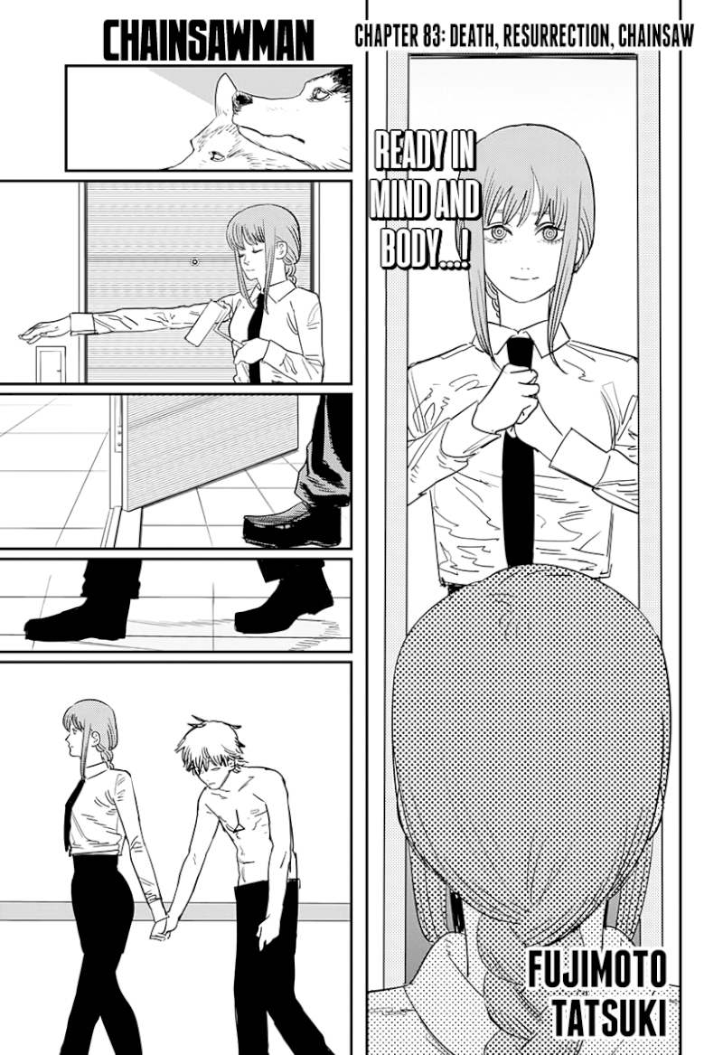 Chainsaw Man Chapter 83: Death, Resurrection, Chainsaw Page 1