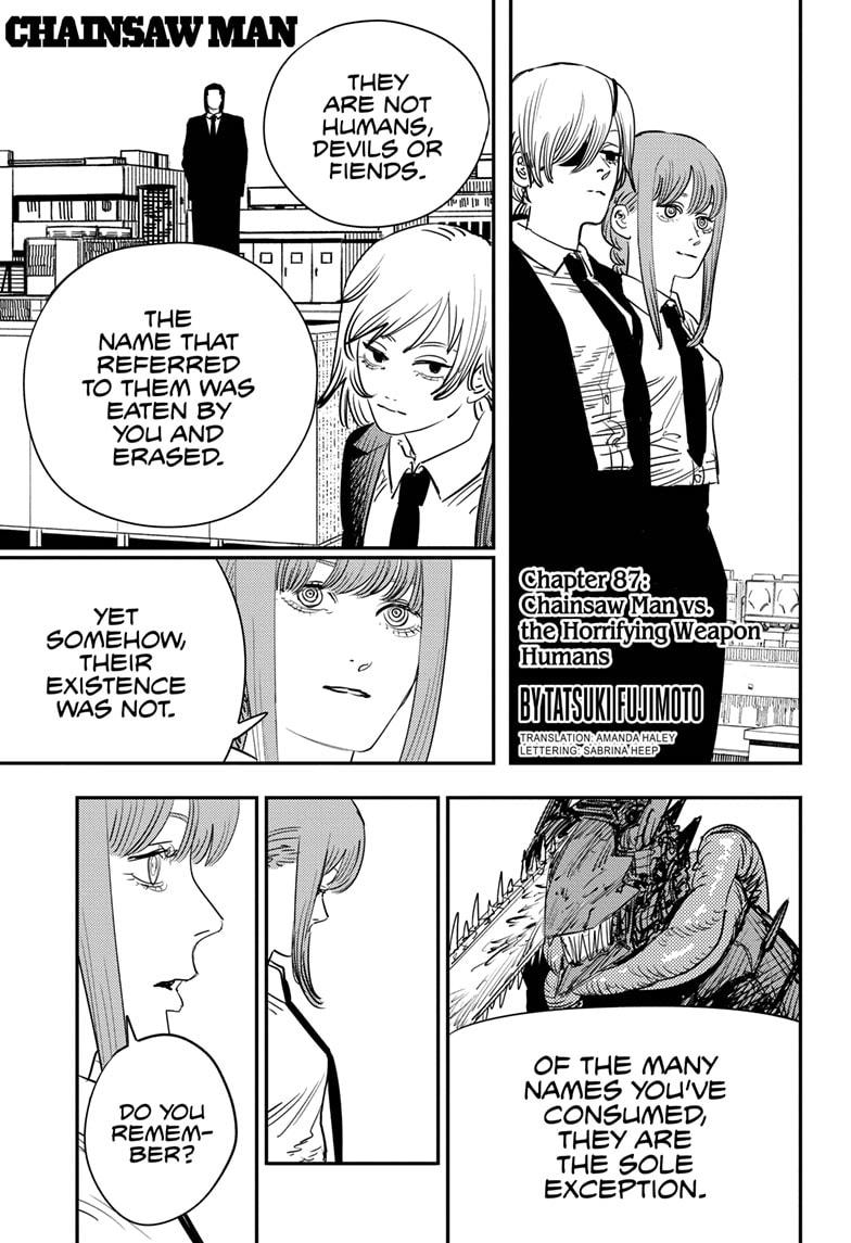 Chainsaw Man Chapter 87 Page 1