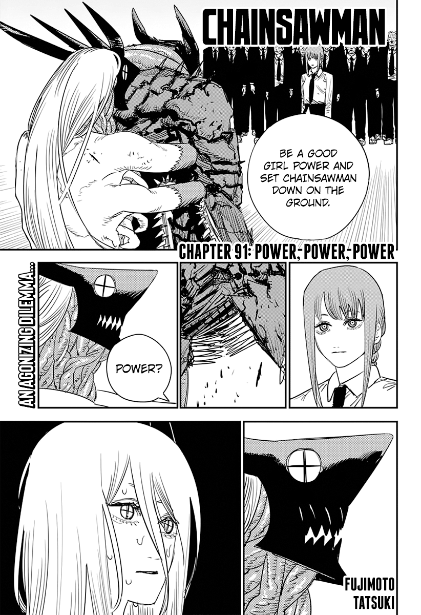 Chainsaw Man Chapter 91: Power, Power, Power Page 1