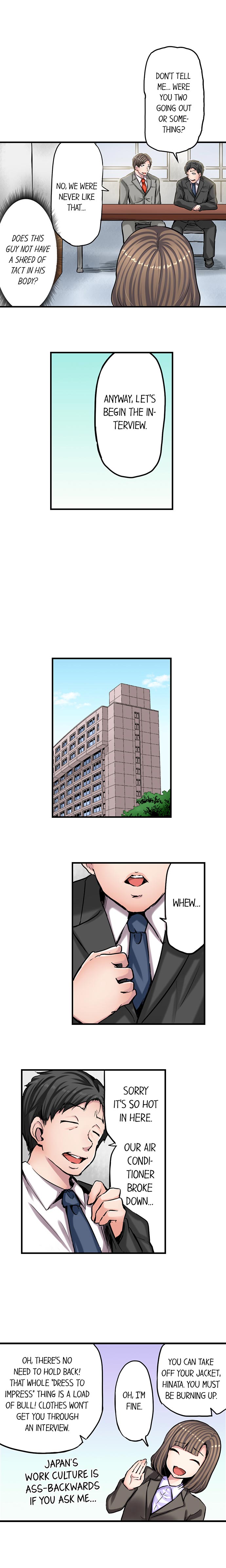 A Sexy Bra-less Job Interview Chapter 1 Page 8