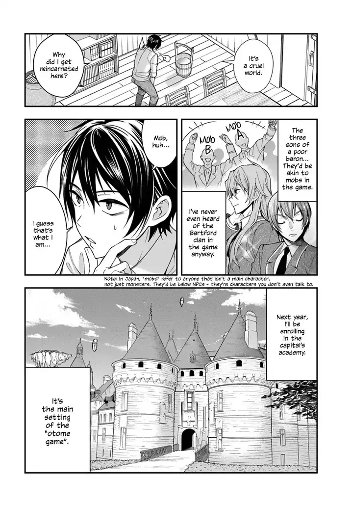 Otome Game Sekai wa Mob ni Kibishii Sekai desu Chapter 1 Page 39