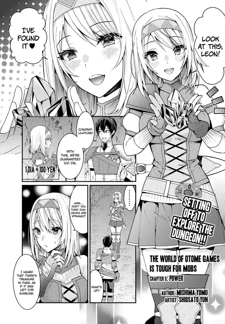 Otome Game Sekai wa Mob ni Kibishii Sekai desu Chapter 6 Page 2