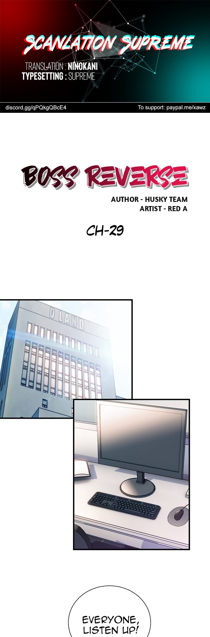 Boss Reverse Chapter 29 Page 1