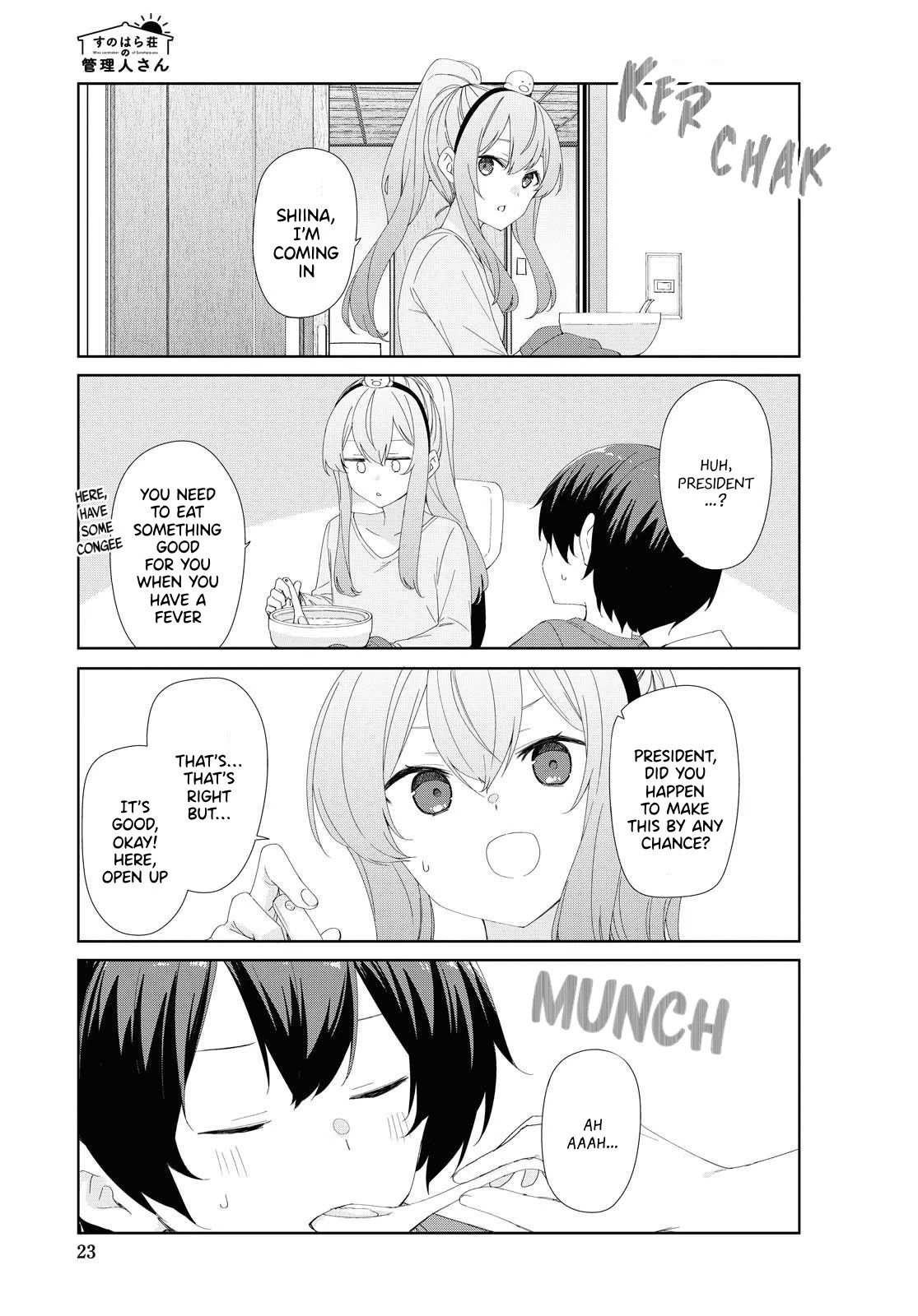 Sunoharasou no Kanrinin-san Chapter 74 Page 4