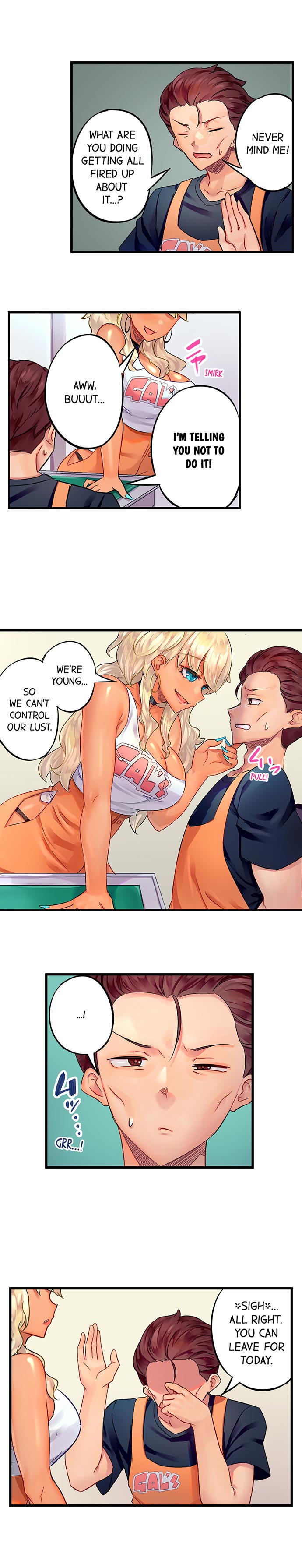 Orgasm Management for This Tanned Girl Chapter 1 Page 8