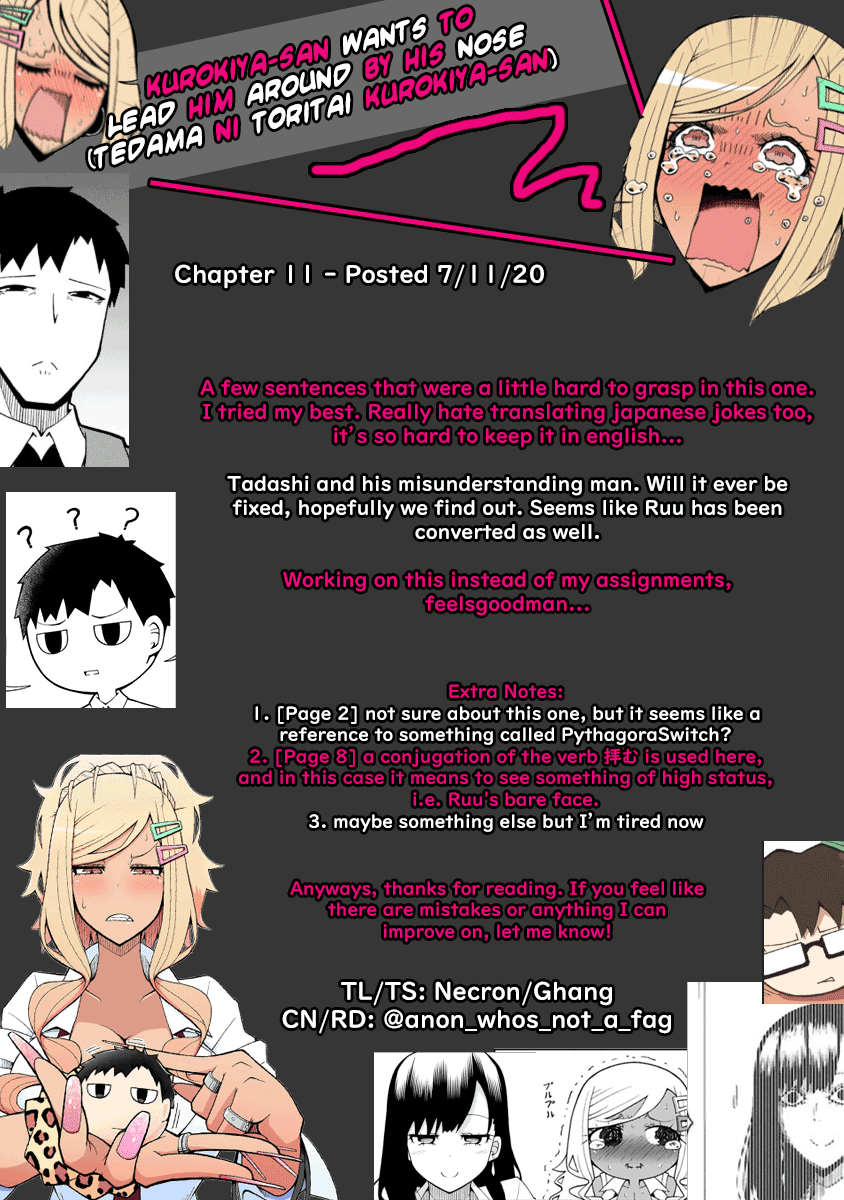 Tedama ni Toritai Kurokiya-san Chapter 11: I Don’t Want To Show It Page 20