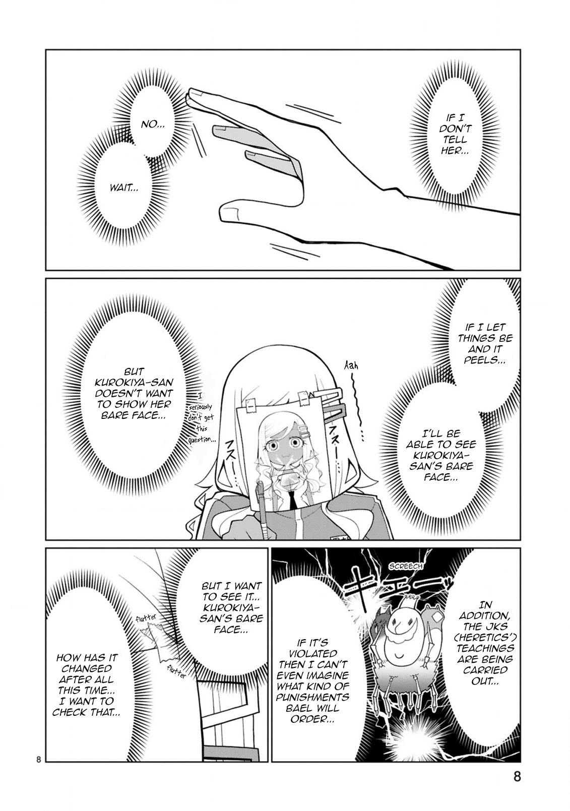 Tedama ni Toritai Kurokiya-san Chapter 11: I Don’t Want To Show It Page 9
