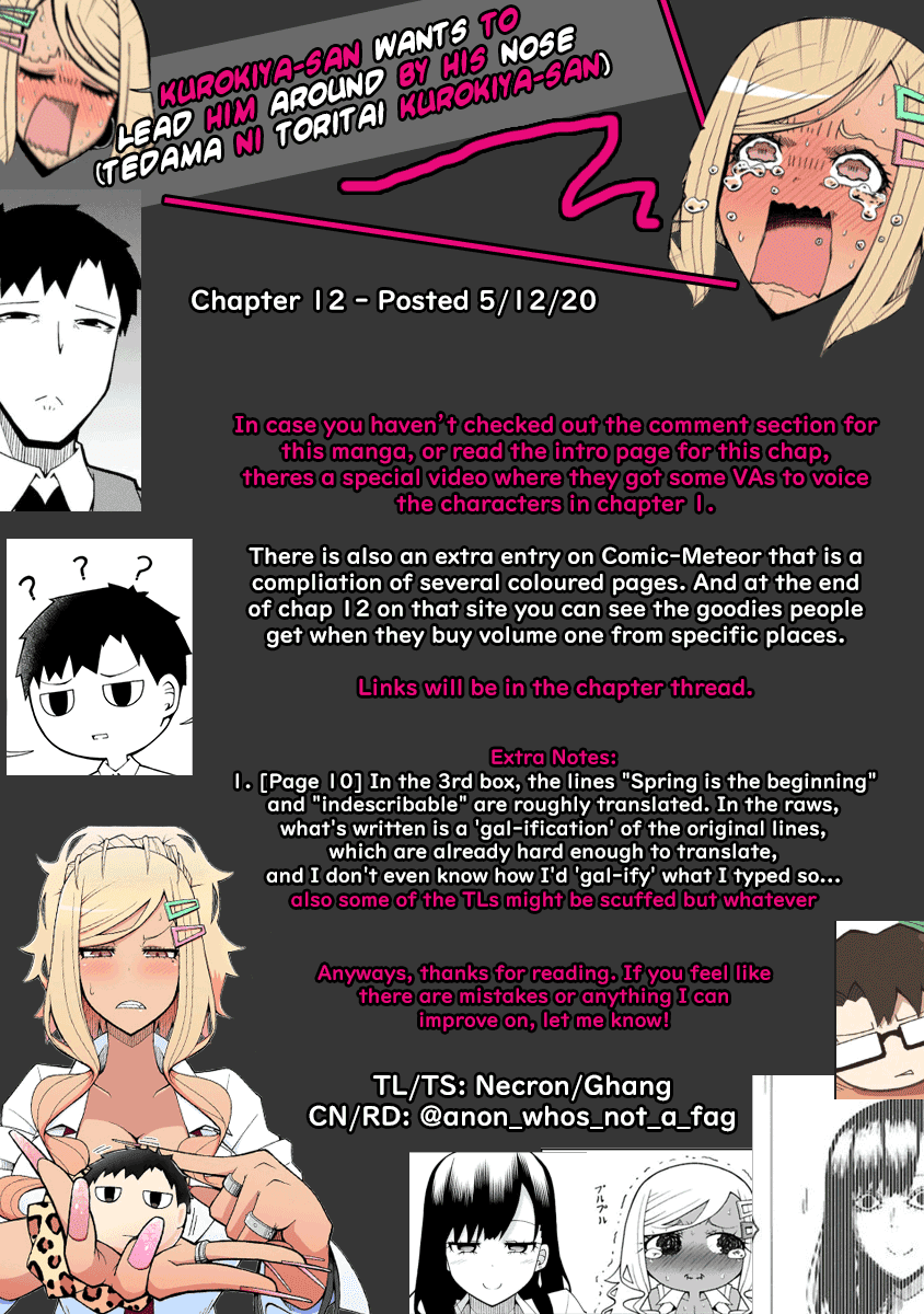 Tedama ni Toritai Kurokiya-san Chapter 12 Page 22