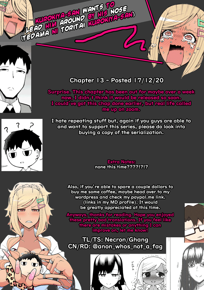 Tedama ni Toritai Kurokiya-san Chapter 13 Page 20
