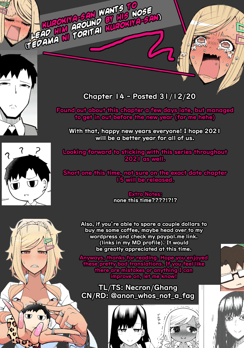 Tedama ni Toritai Kurokiya-san Chapter 14 Page 12