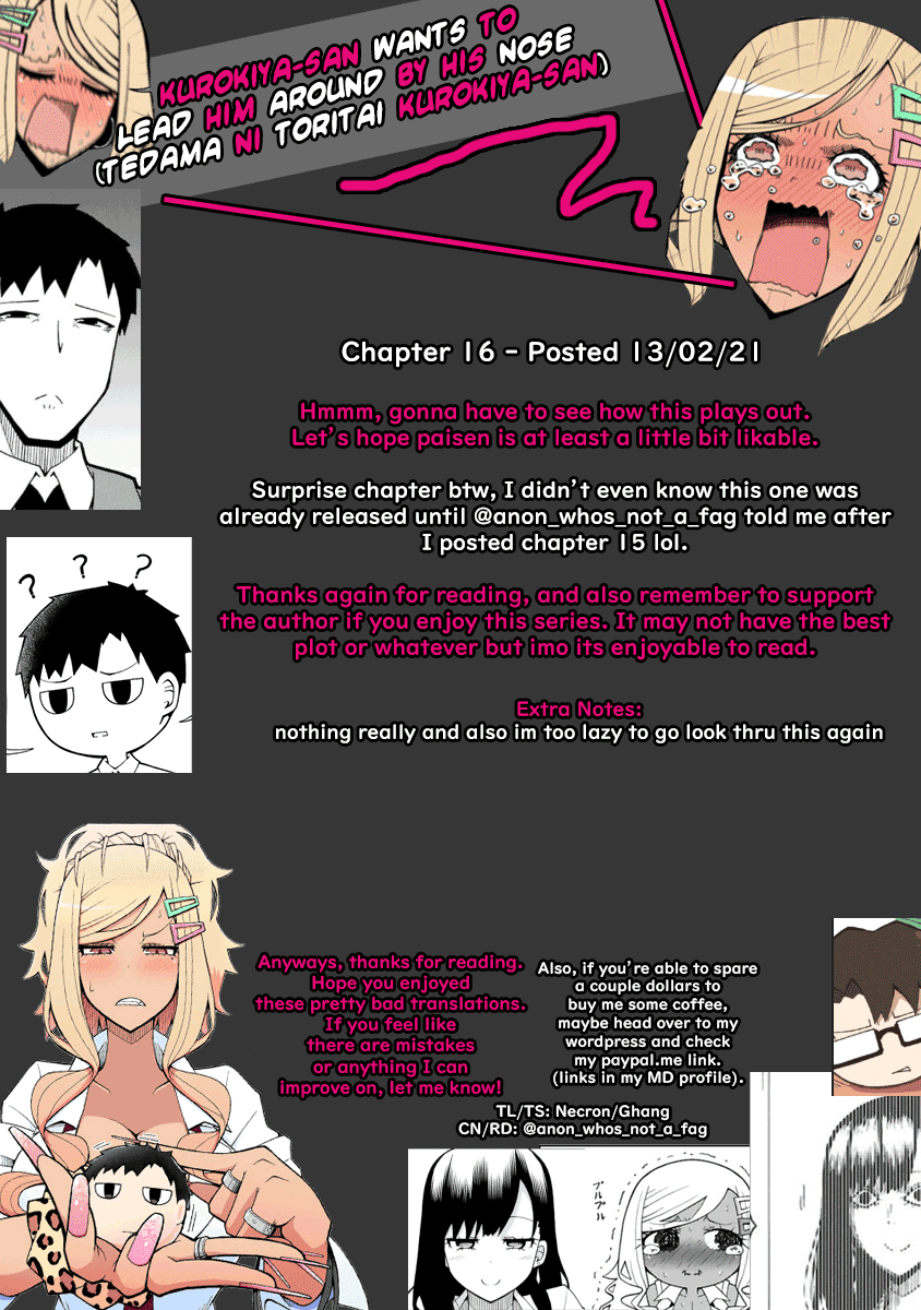 Tedama ni Toritai Kurokiya-san Chapter 16 Page 20