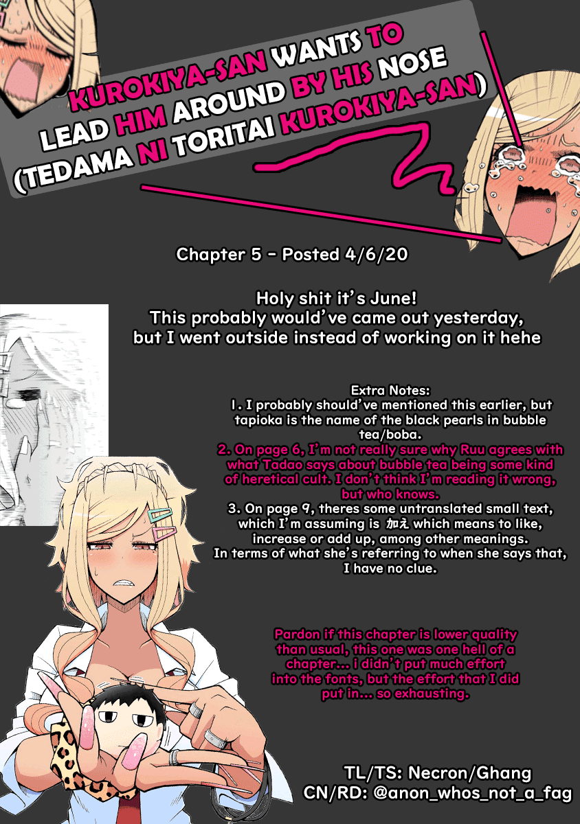 Tedama ni Toritai Kurokiya-san Chapter 5: I Want To Get Tapioka Page 19