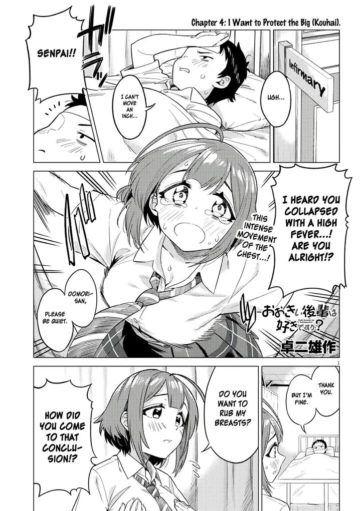 Ookii Kouhai wa Suki desu ka? Chapter 4 Page 1