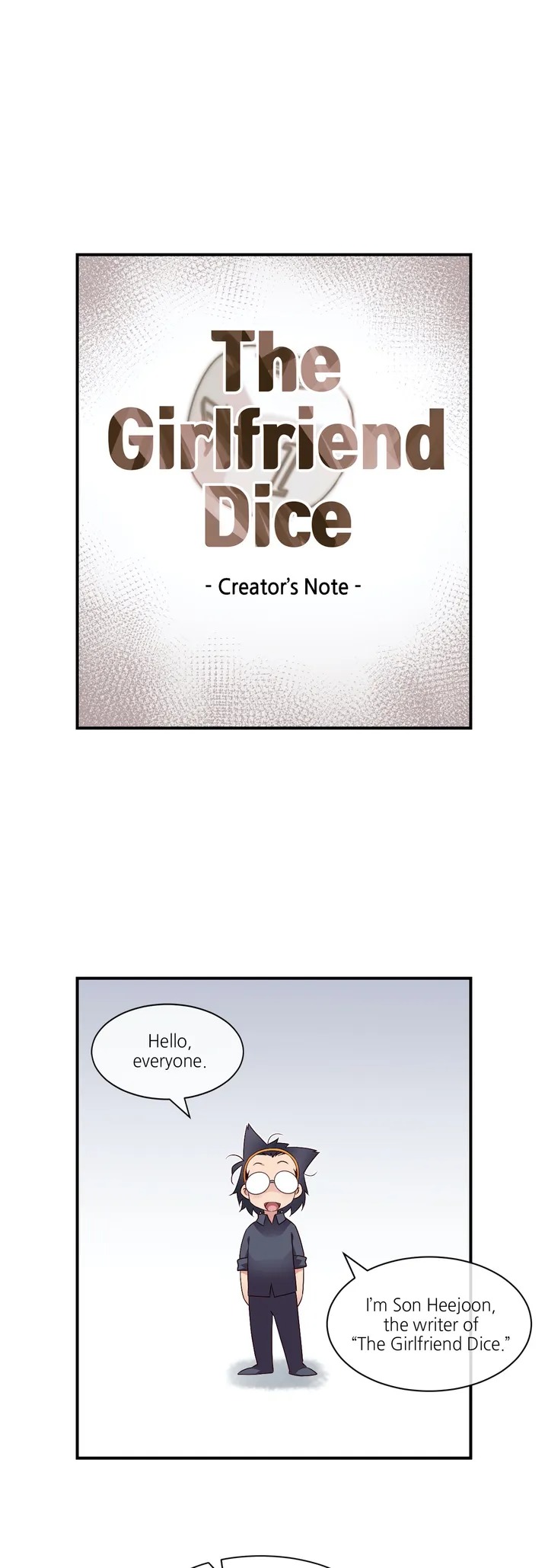 The Girlfriend Dice Chapter 60.5 Page 1