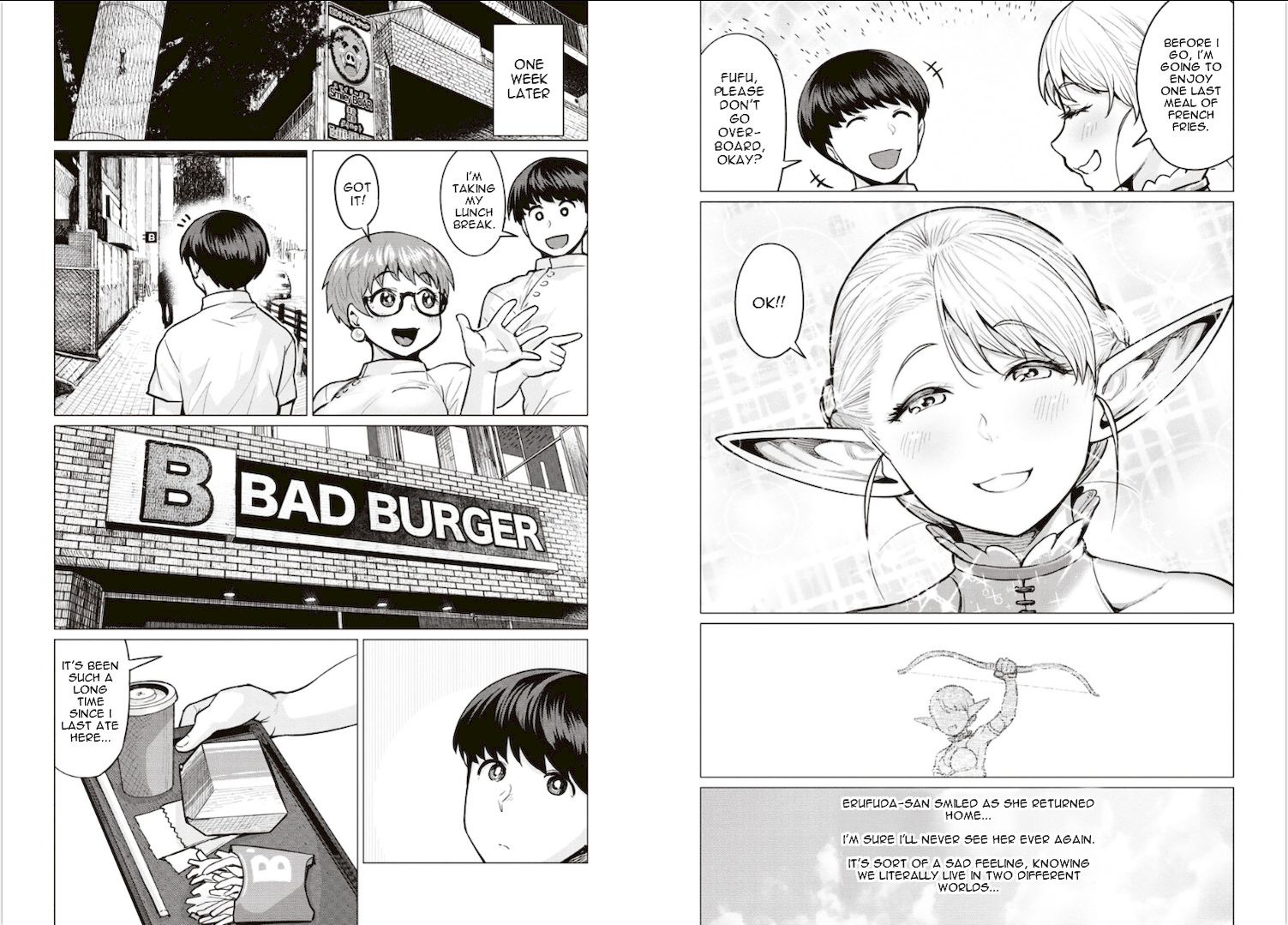 Elf-San Wa Yaserarenai. Chapter 1 Page 13