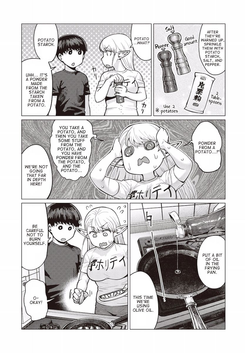 Elf-San Wa Yaserarenai. Chapter 11 Page 22