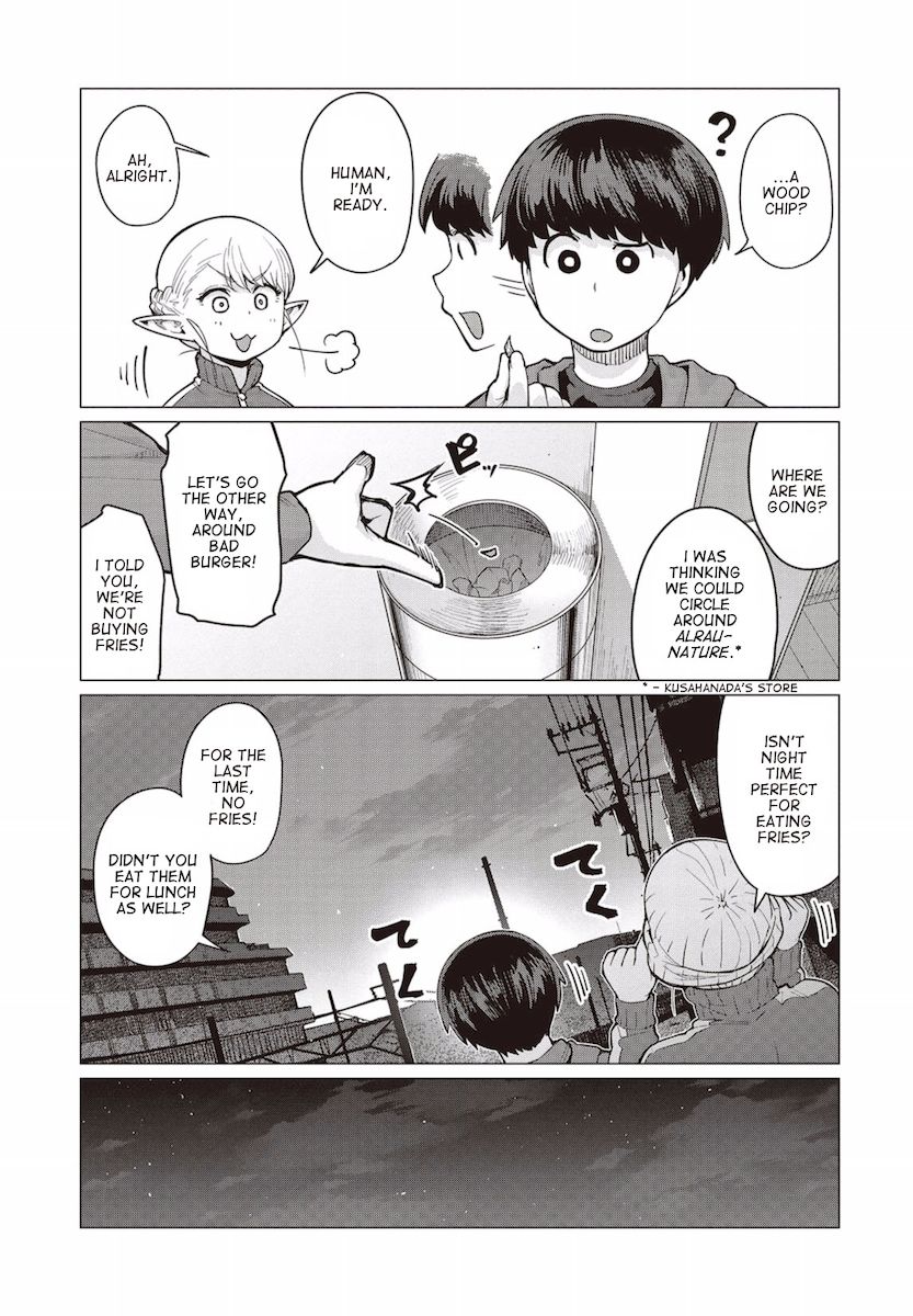 Elf-San Wa Yaserarenai. Chapter 11 Page 8