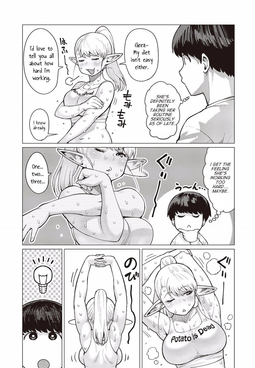 Elf-San Wa Yaserarenai. Chapter 12 Page 4