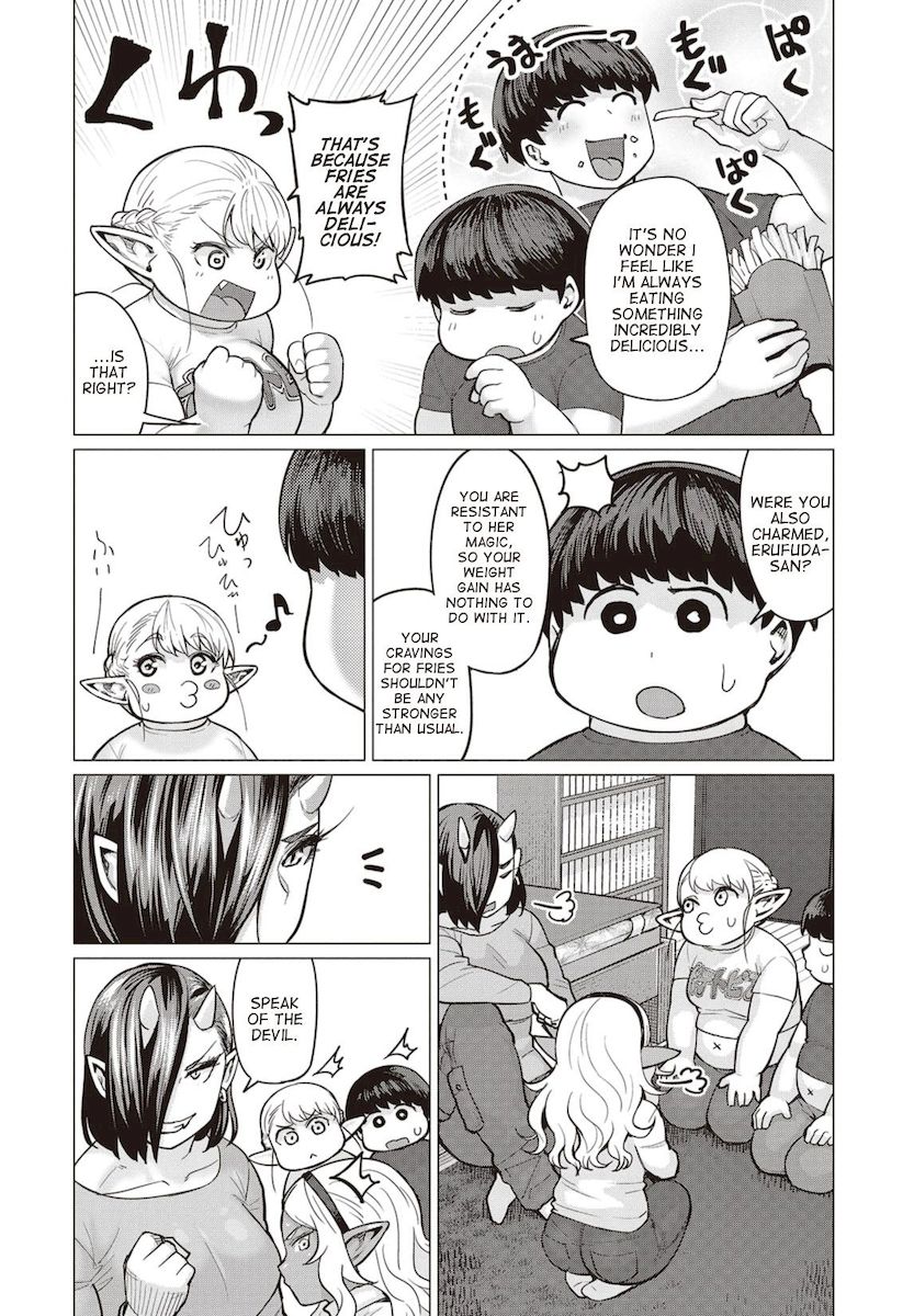 Elf-San Wa Yaserarenai. Chapter 13 Page 17