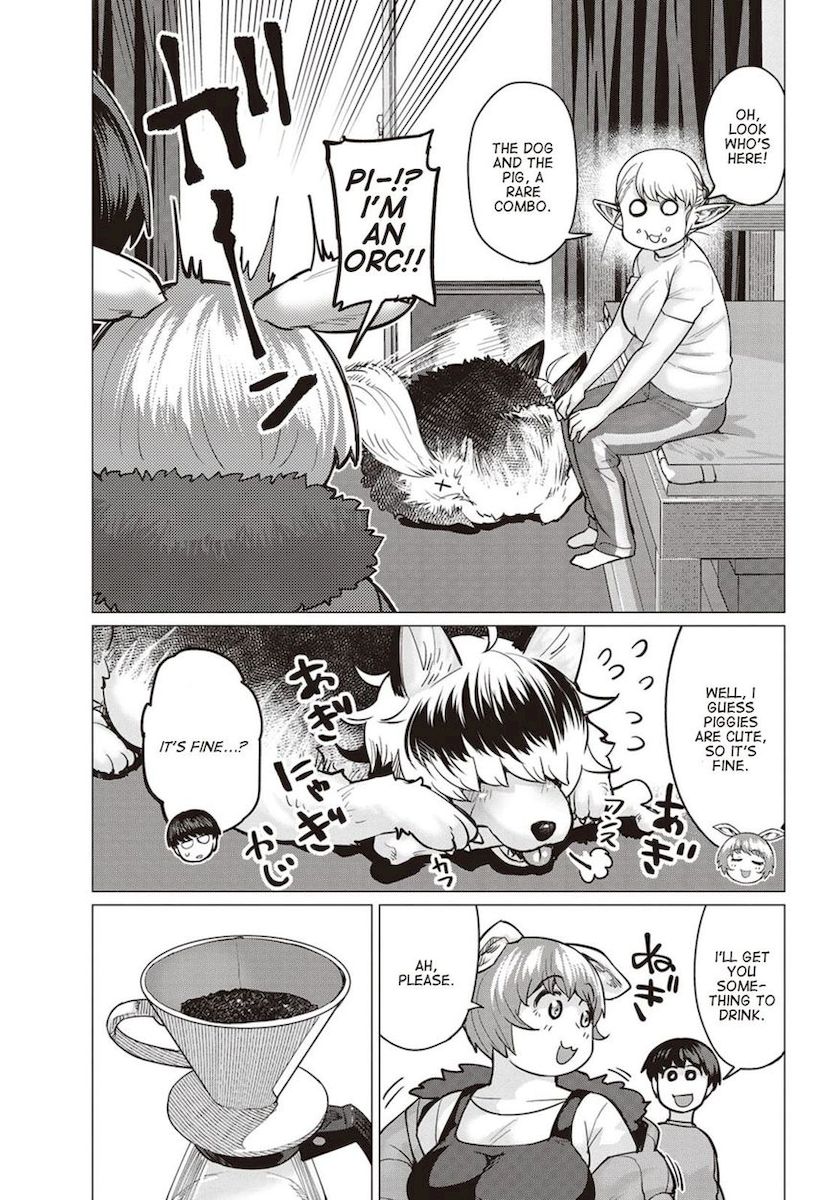 Elf-San Wa Yaserarenai. Chapter 14 Page 8