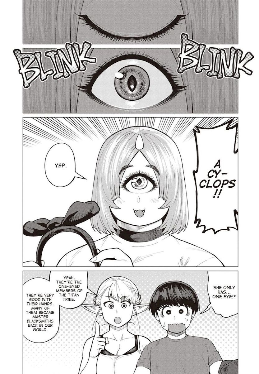 Elf-San Wa Yaserarenai. Chapter 17 Page 16