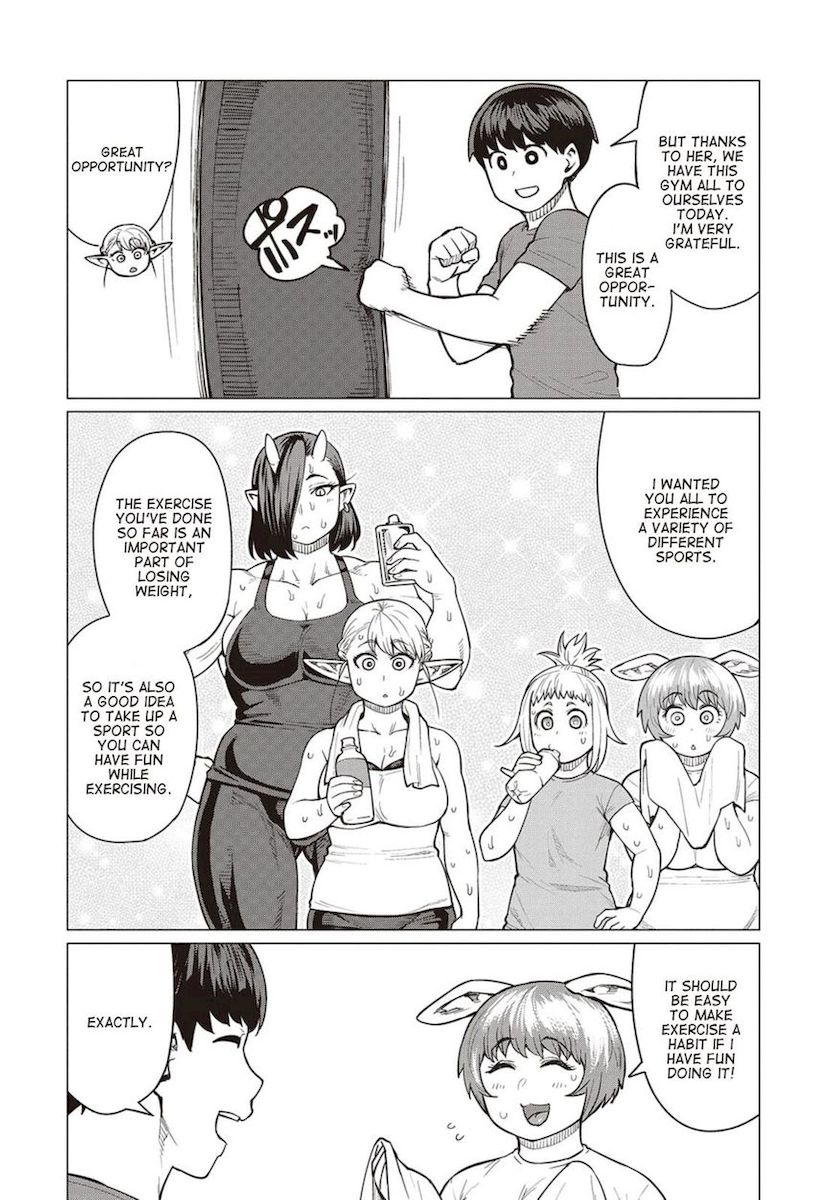 Elf-San Wa Yaserarenai. Chapter 17 Page 5