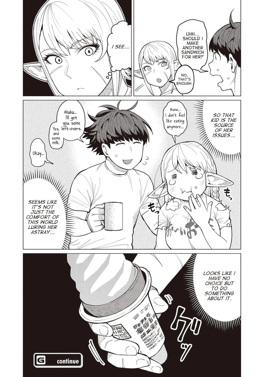 Elf-San Wa Yaserarenai. Chapter 19 Page 18