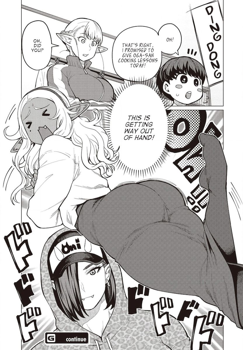 Elf-San Wa Yaserarenai. Chapter 23 Page 18