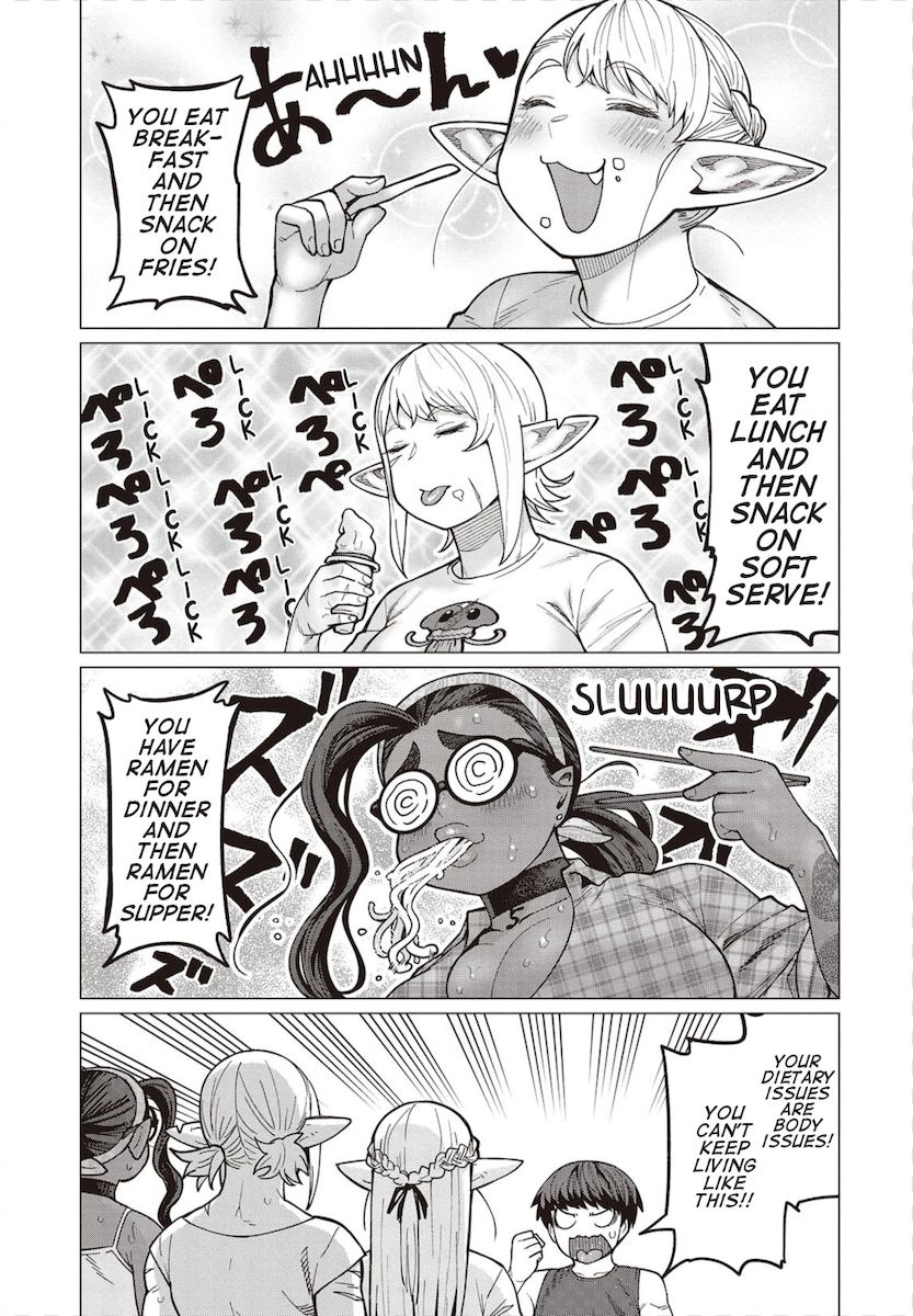 Elf-San Wa Yaserarenai. Chapter 31 Page 6