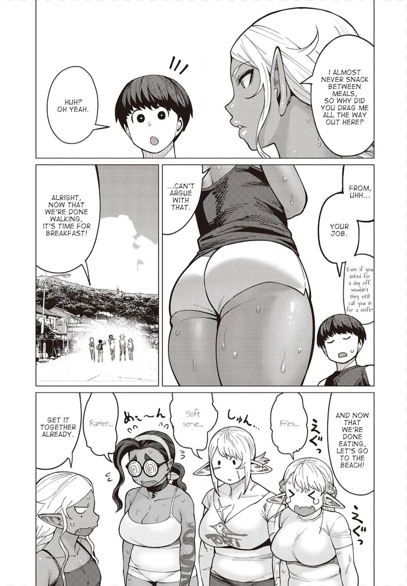 Elf-San Wa Yaserarenai. Chapter 31 Page 8