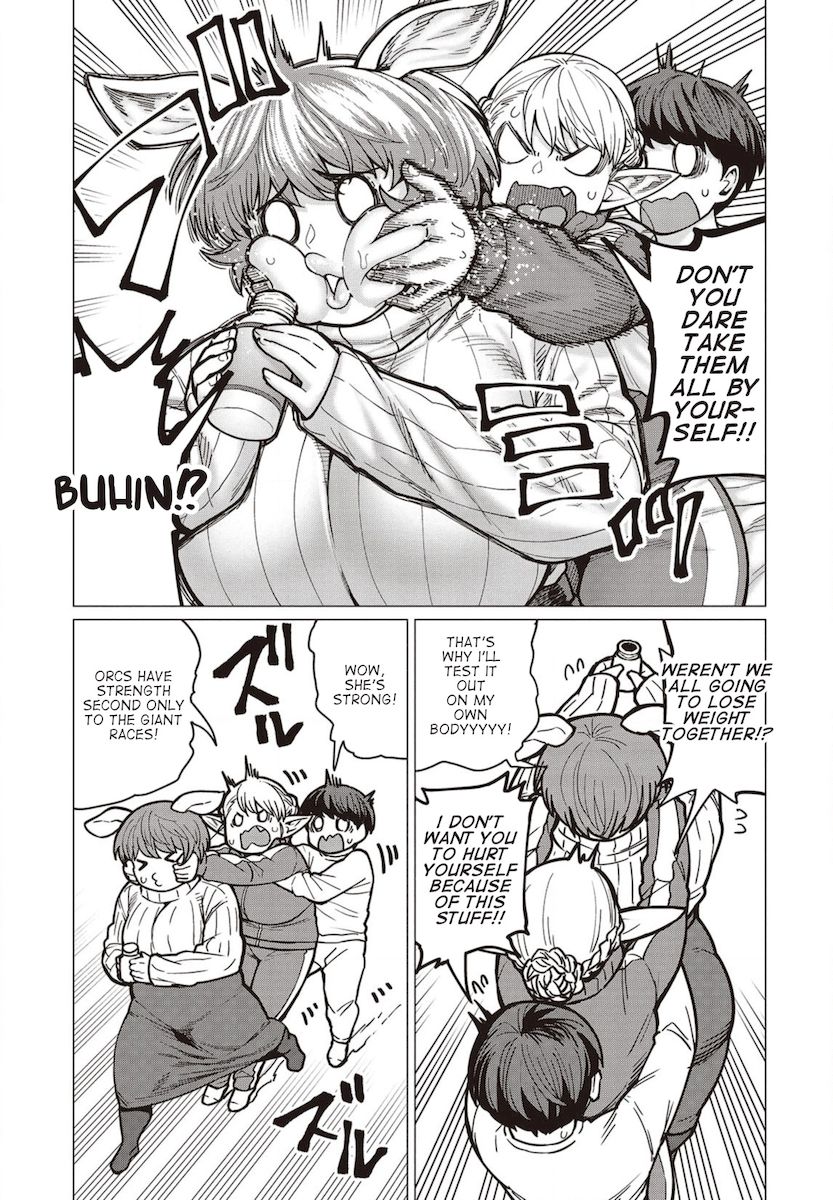 Elf-San Wa Yaserarenai. Chapter 34 Page 14