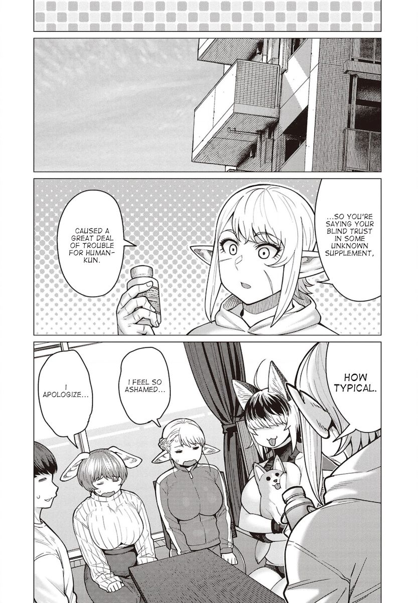 Elf-San Wa Yaserarenai. Chapter 34 Page 17