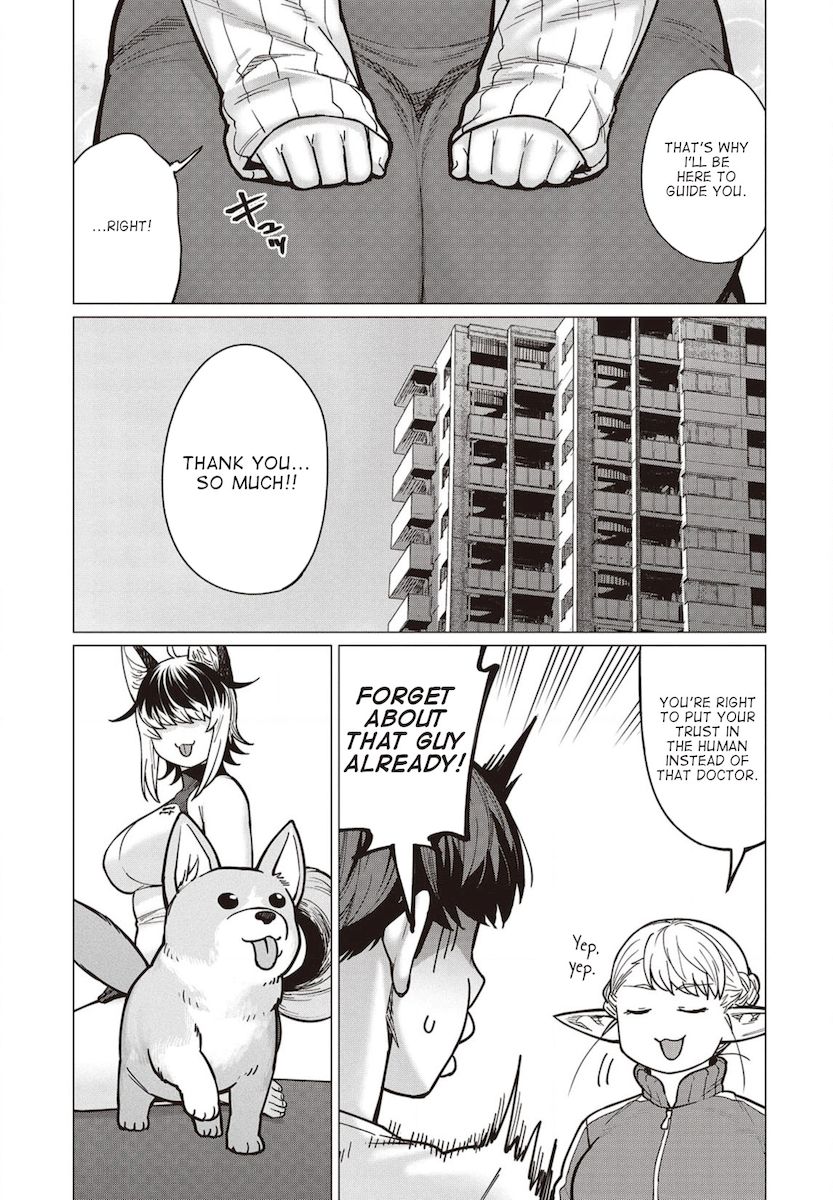 Elf-San Wa Yaserarenai. Chapter 34 Page 20
