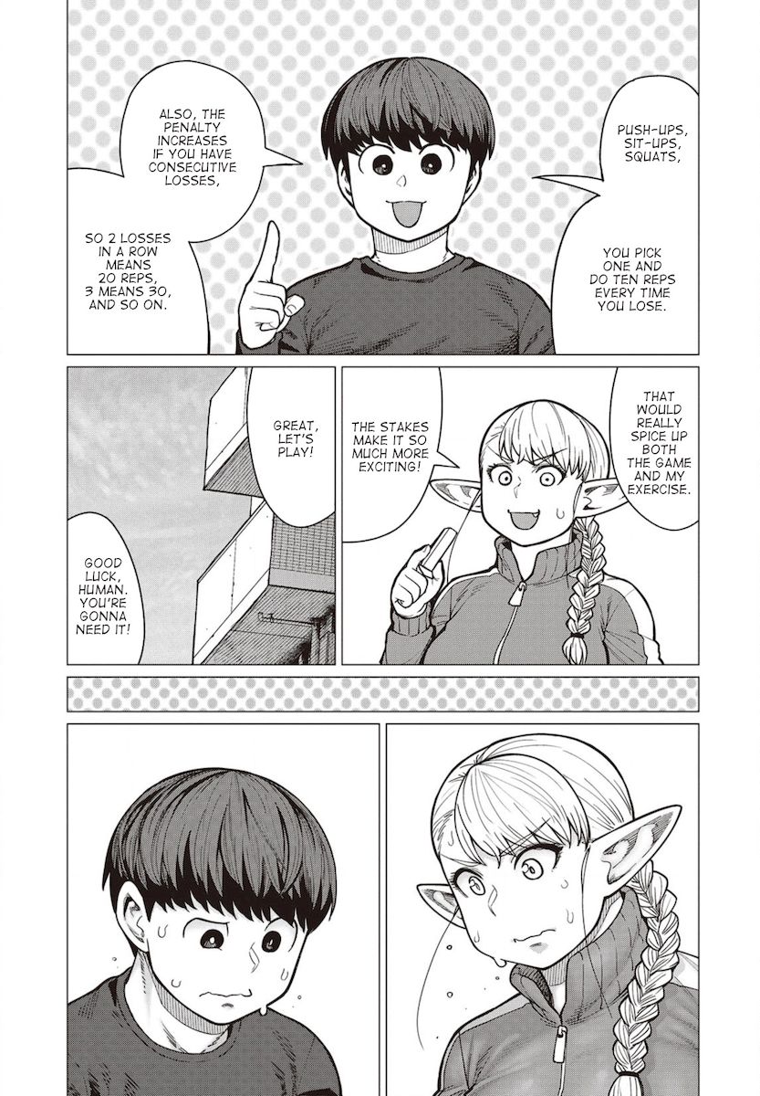 Elf-San Wa Yaserarenai. Chapter 36 Page 4