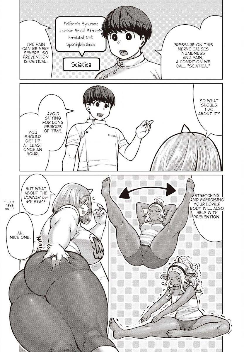 Elf-San Wa Yaserarenai. Chapter 38 Page 13