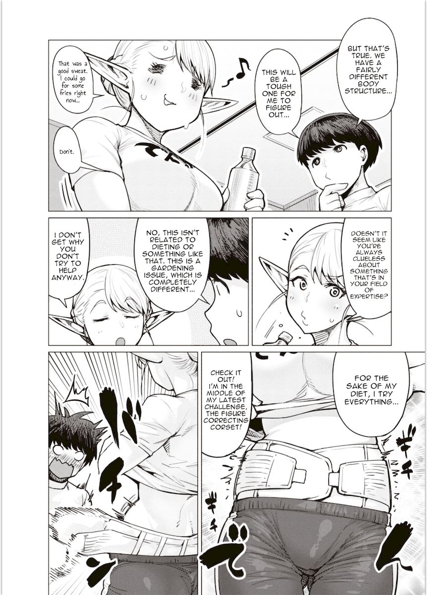 Elf-San Wa Yaserarenai. Chapter 4 Page 8