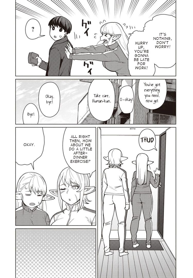Elf-San Wa Yaserarenai. Chapter 45 Page 19