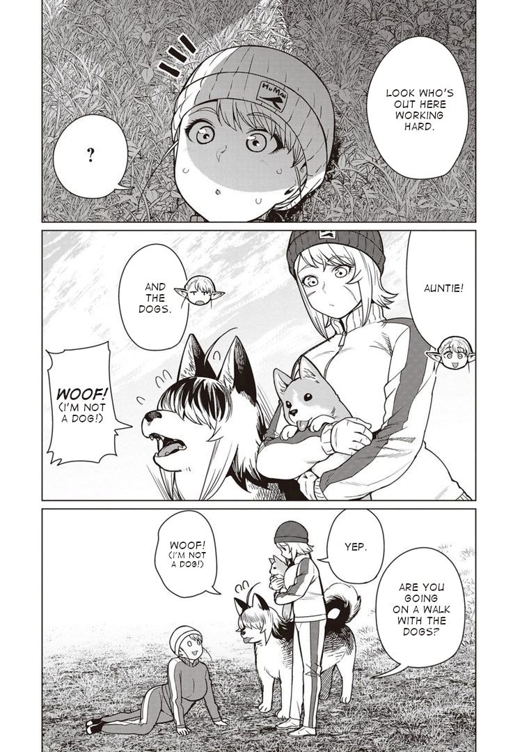Elf-San Wa Yaserarenai. Chapter 45 Page 9