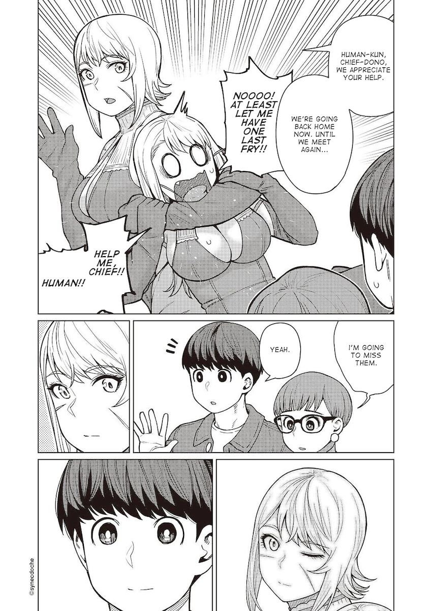 Elf-San Wa Yaserarenai. Chapter 46 Page 27