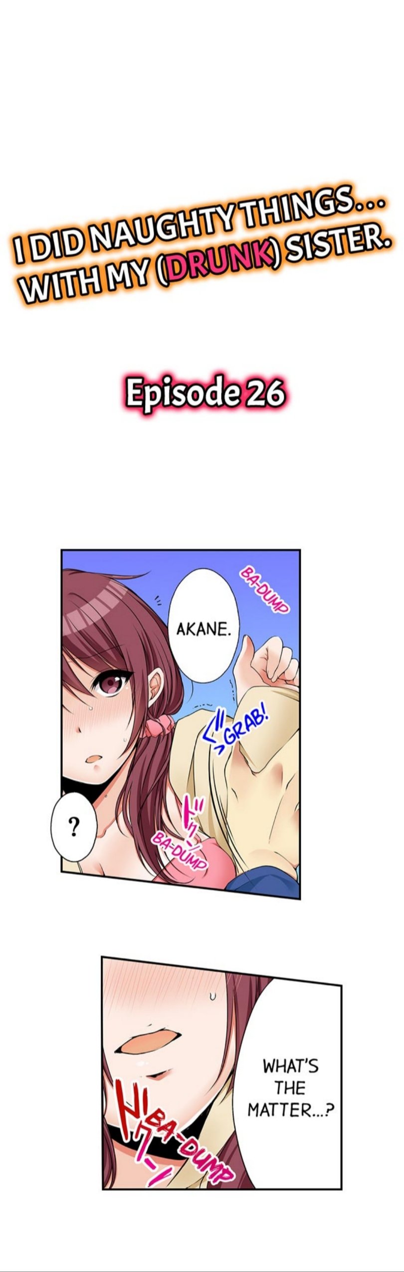 I Did Naughty Things… With My (Drunk) Sister Chapter 26 Page 1